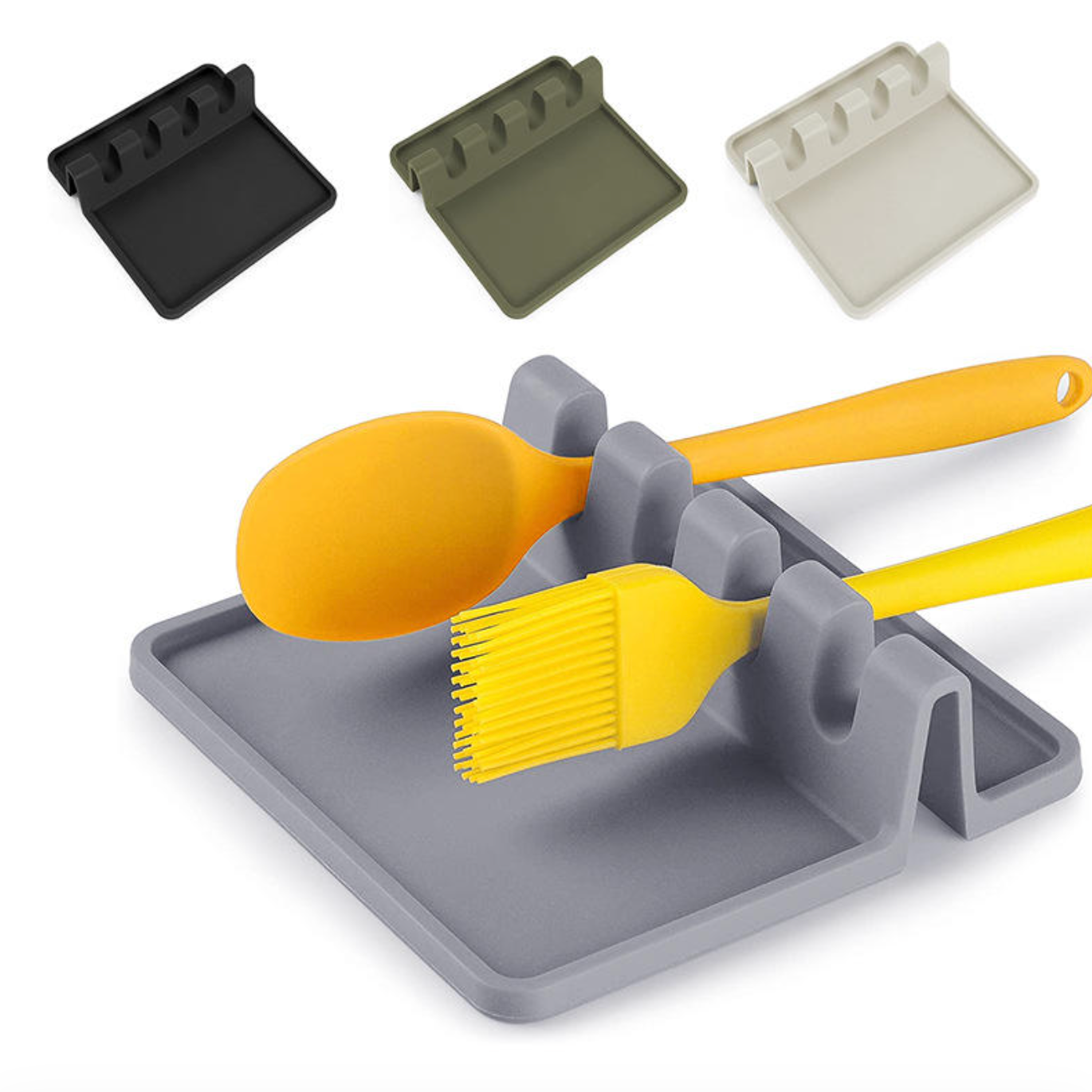 Multi-Utensil Kitchen Spoon Rest
