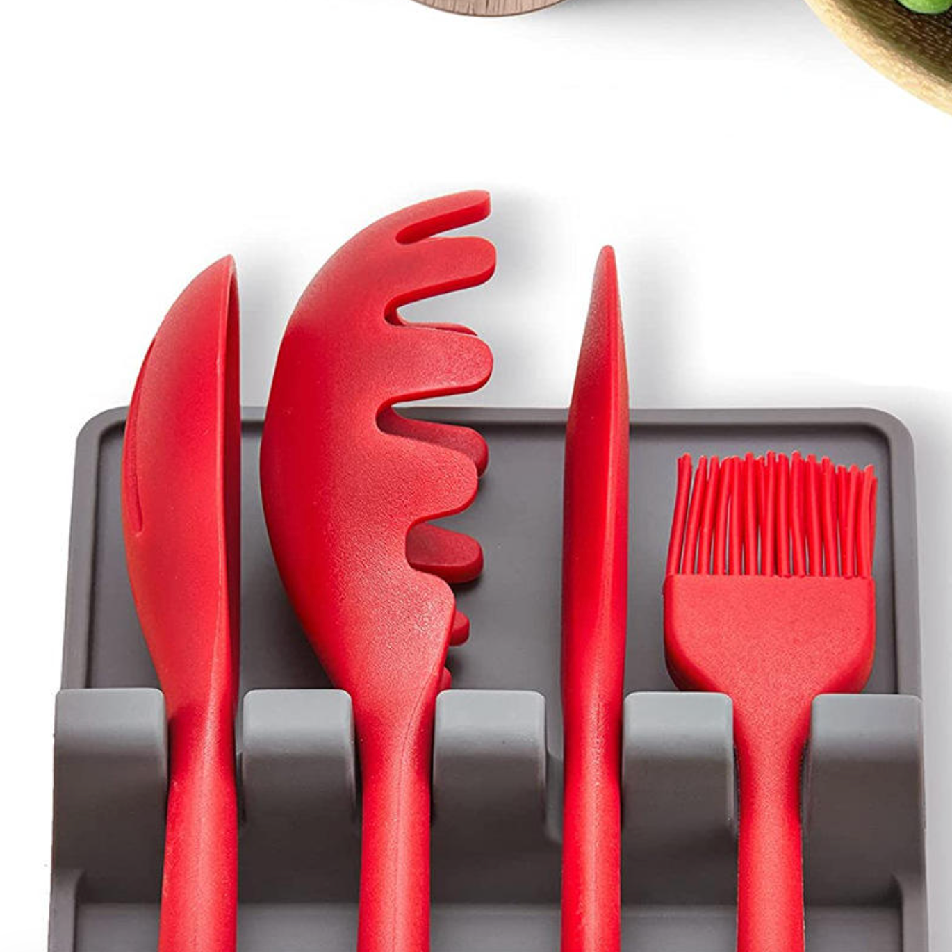 Multi-Utensil Kitchen Spoon Rest