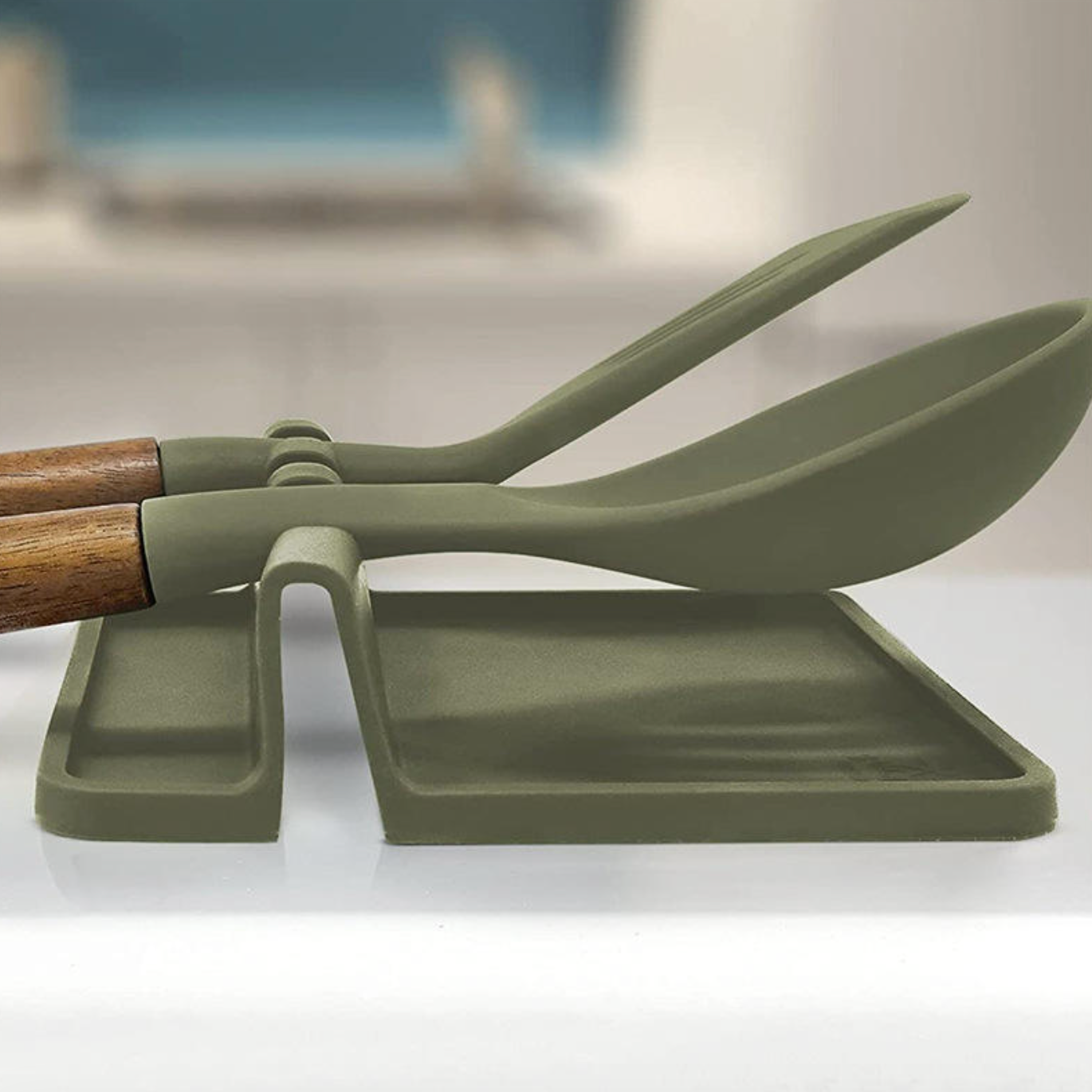 Multi-Utensil Kitchen Spoon Rest