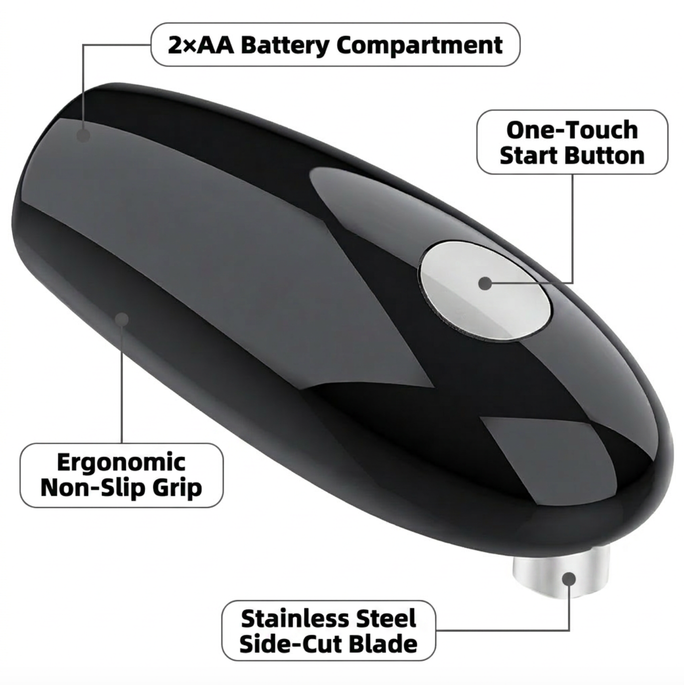 Automatic Hands-Free Electric Can Opener