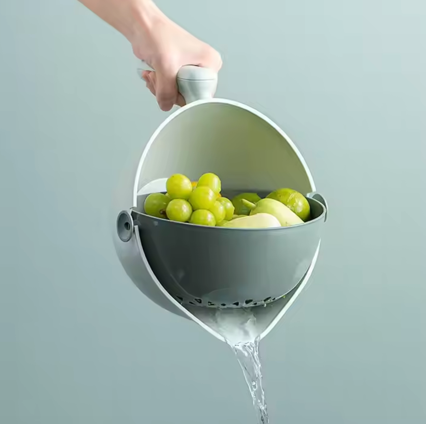 2-Tier Rotating Kitchen Drain Basket