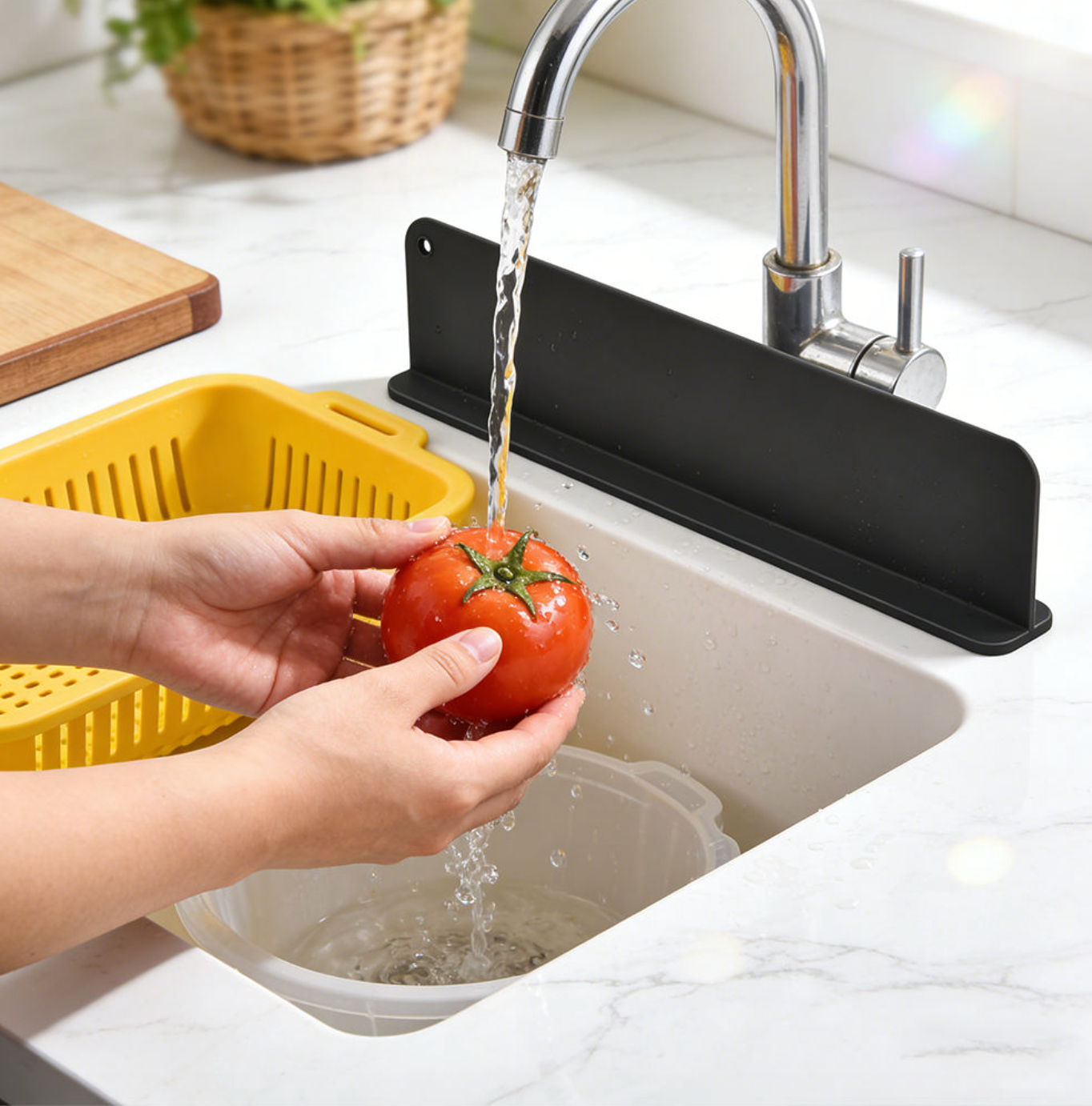 Silicone Kitchen Sink Splash Guard