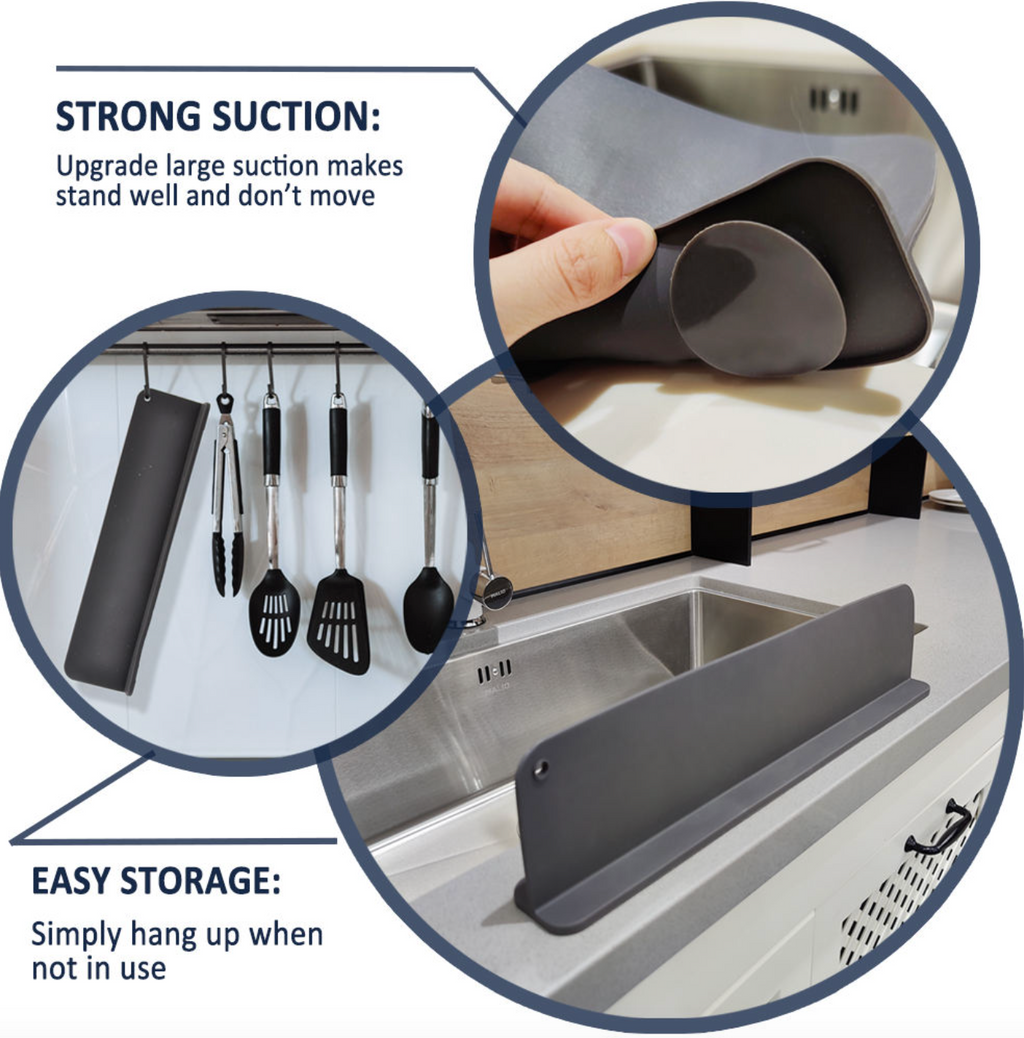 Silicone Kitchen Sink Splash Guard