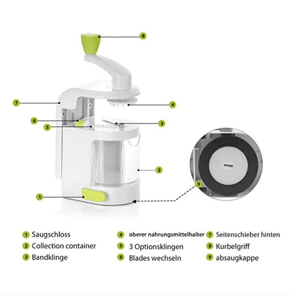 Handheld Vegetable Spiral Slicer