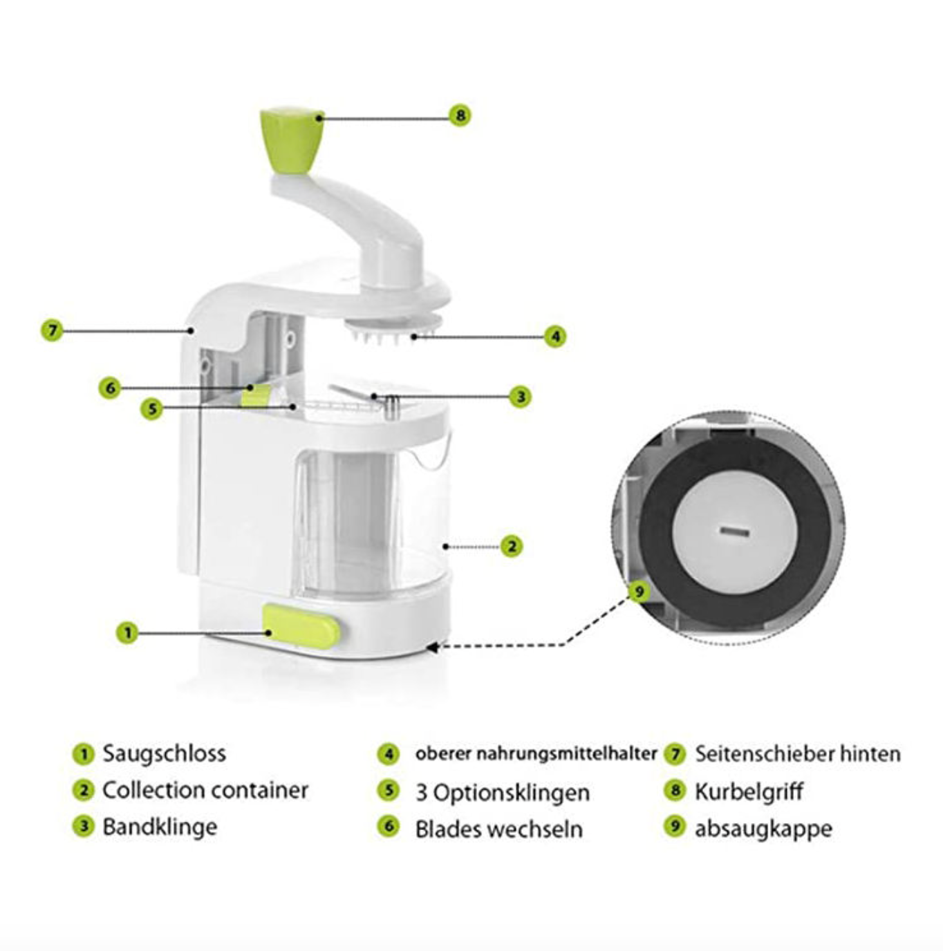 Handheld Vegetable Spiral Slicer
