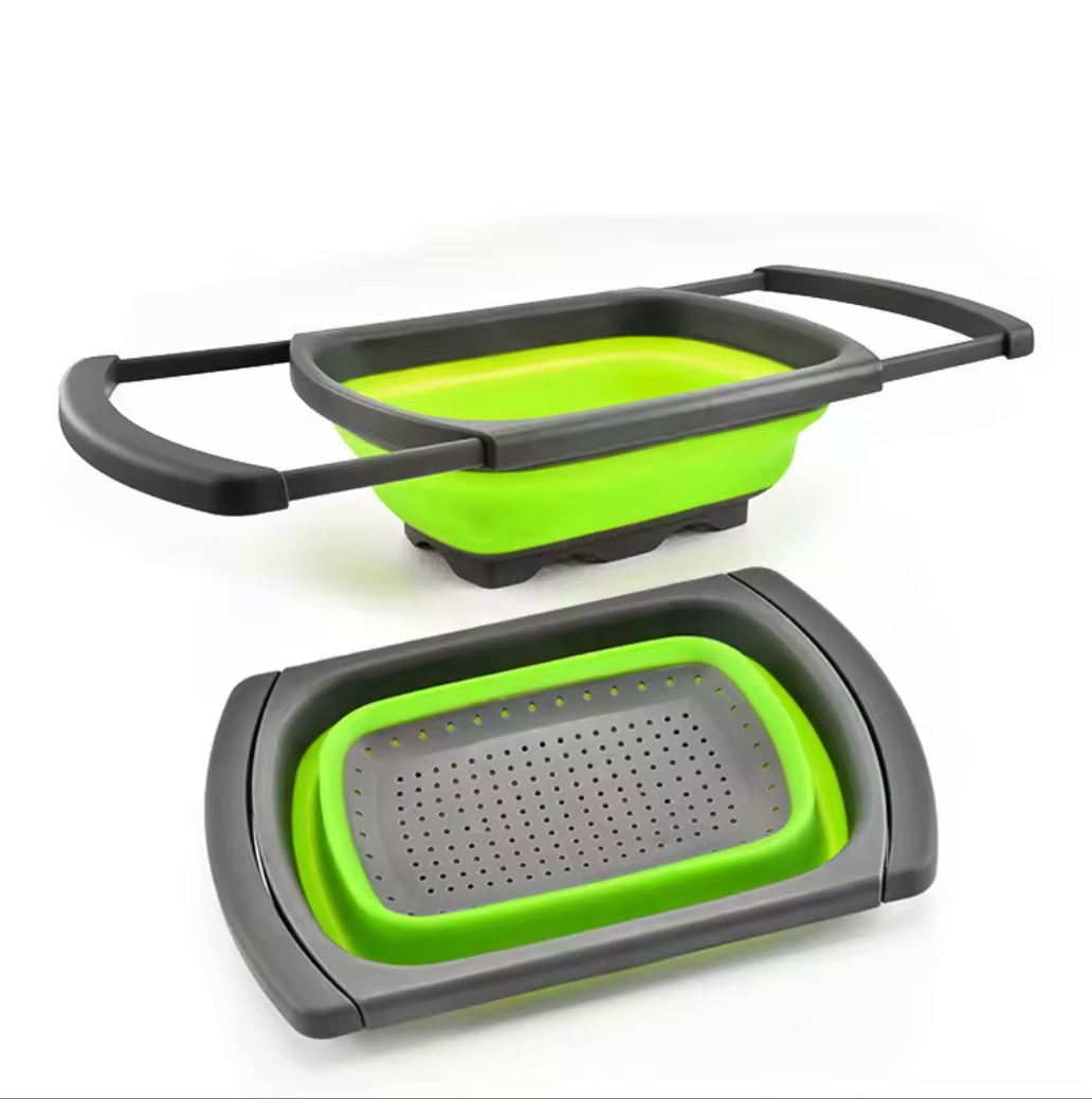 Collapsible Silicone Kitchen Strainer