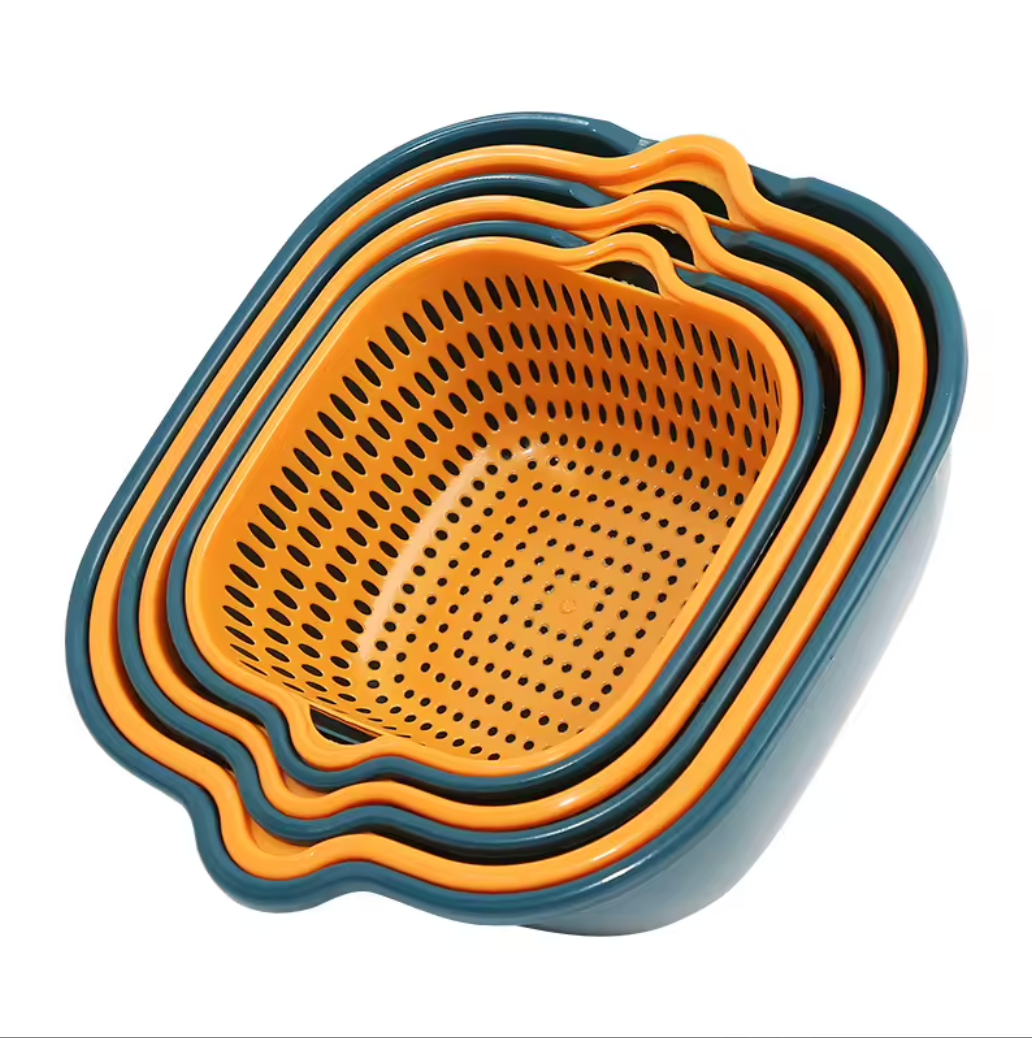 Collapsible Silicone Kitchen Strainer